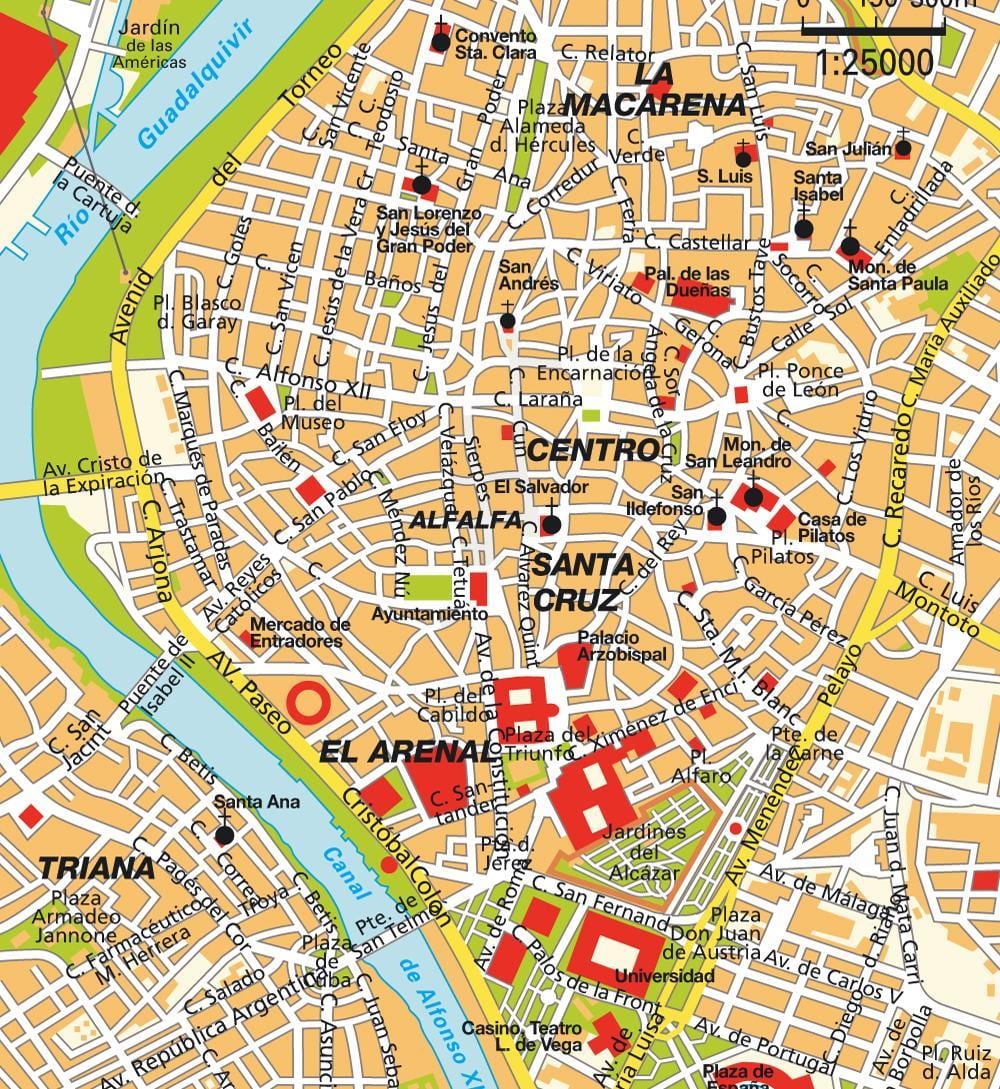 зураг Seville испани хотын төв