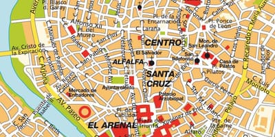 Зураг Seville испани хотын төв