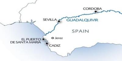 Guadalquivir газрын зураг