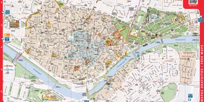 Seville газрын зураг дээр