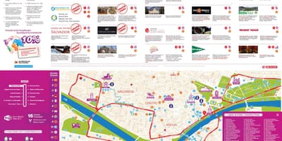 Seville дээр хоп хоп унтраах автобусны газрын зураг
