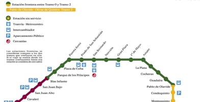 Метро Seville газрын зураг