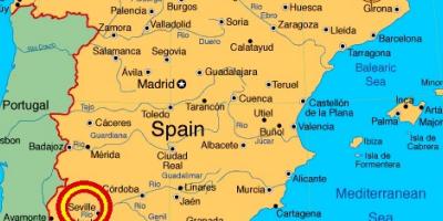 Испанийн севилья газрын зураг